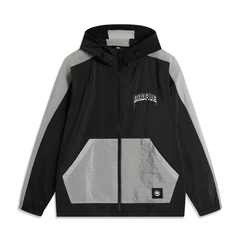 LINING Тренч баскетбольной коллекции мужской, Black Mist Gray 
LINING Тренч баскетбольной коллекции мужской, Black Mist Gray