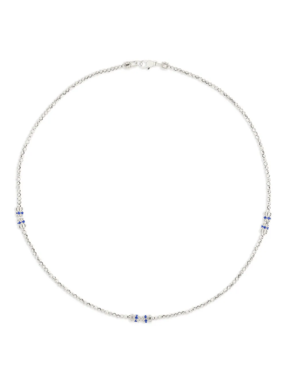 Колье Moon из белого золота с сапфирами Officina Bernardi, серебяный
Колье Moon из белого золота с сапфирами Officina Bernardi, серебяный