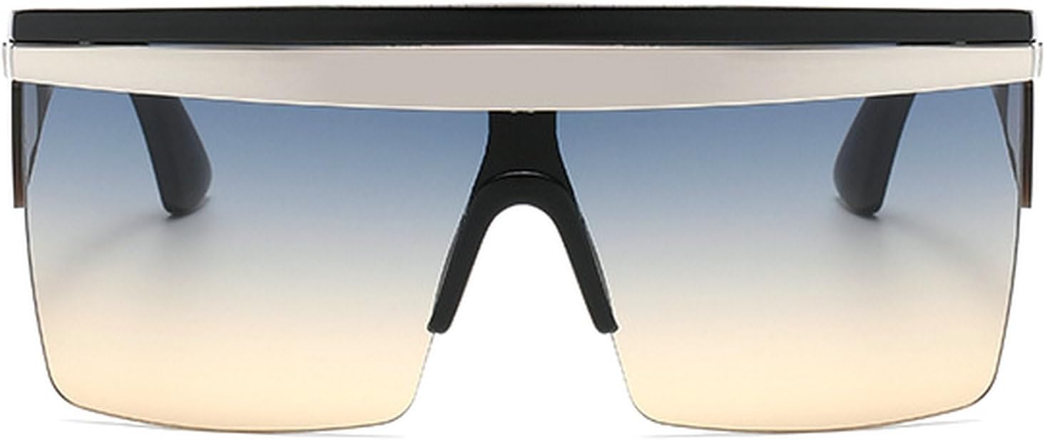 Крупные квадратные солнцезащитные очки для женщин и мужчин, модные солнцезащитные очки в большой оправе с плоской верхней частью, винтажные солнцезащитные очки-щитки mincl, Green
Крупные квадратные солнцезащитные очки для женщин и мужчин, модные солнцезащитные очки в большой оправе с плоской верхней частью, винтажные солнцезащитные очки-щитки mincl, Green