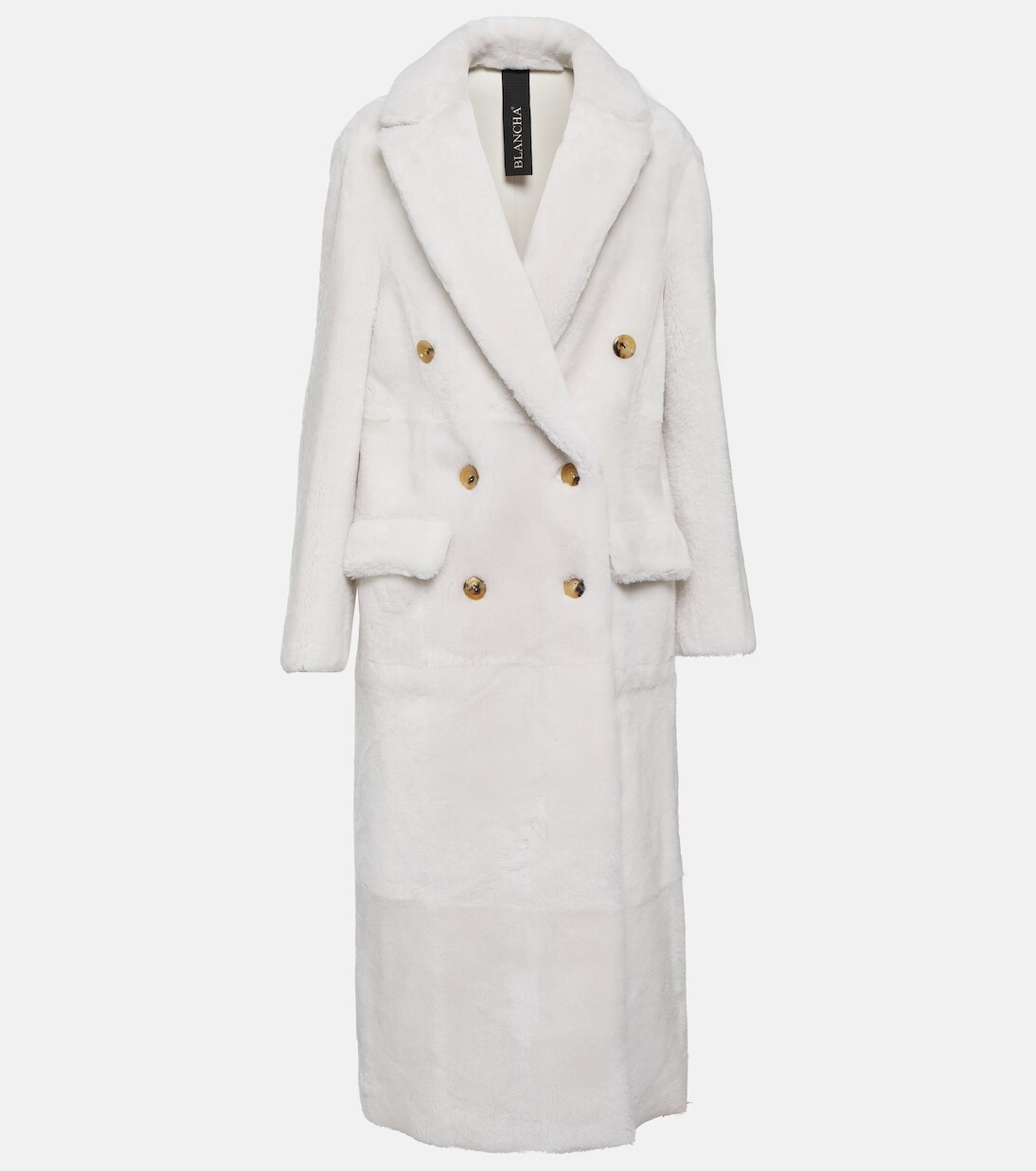 Двубортное двубортное пальто из дубленки Blancha, белый
Двубортное двубортное пальто из дубленки Blancha, белый