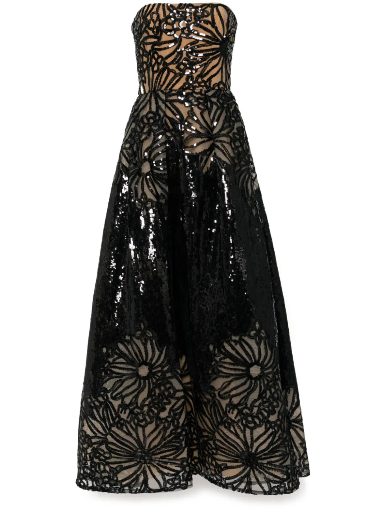 Elie Saab длинное платье с вышивкой, черный
Elie Saab длинное платье с вышивкой, черный