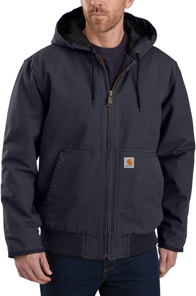 Мужская утепленная активная куртка Carhartt Loose Fit из промытой утки, Navy
Мужская утепленная активная куртка Carhartt Loose Fit из промытой утки, Navy