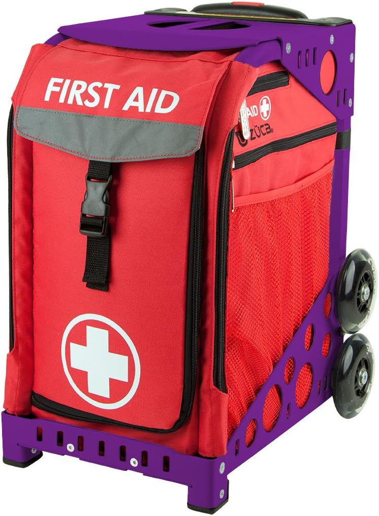 Сумка ZUCA с вкладышем для оказания первой помощи и фиолетовой рамкой с мигающими колесами
Сумка ZUCA с вкладышем для оказания первой помощи и фиолетовой рамкой с мигающими колесами