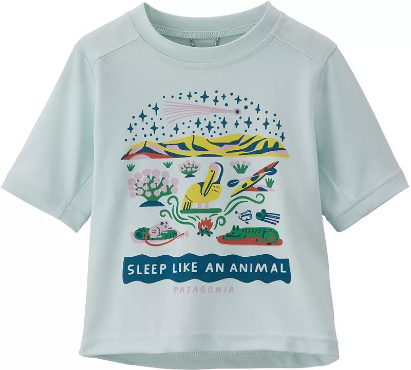 Прохладная шелковая футболка Patagonia Infants Capilene Cool, цвет Shore Snore/Wispy Green
Прохладная шелковая футболка Patagonia Infants Capilene Cool, цвет Shore Snore/Wispy Green