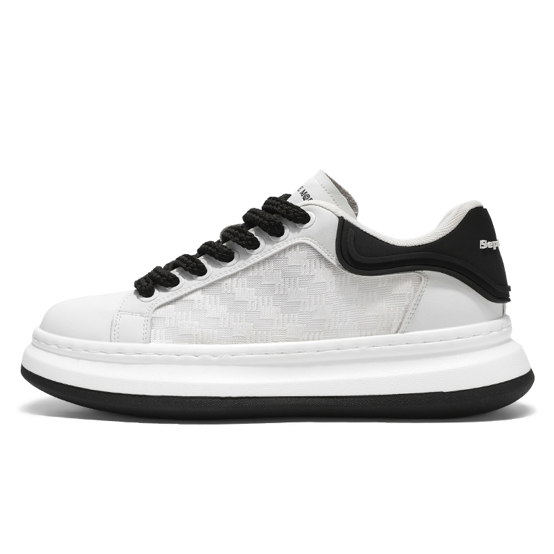 Износостойкие низкие повседневные туфли для мужчин FAPAI, White Black
Износостойкие низкие повседневные туфли для мужчин FAPAI, White Black