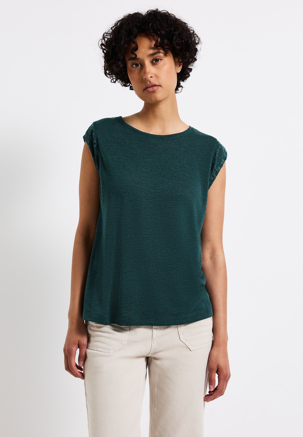 Базовая футболка Street One, светло-зеленый
Базовая футболка Street One, светло-зеленый