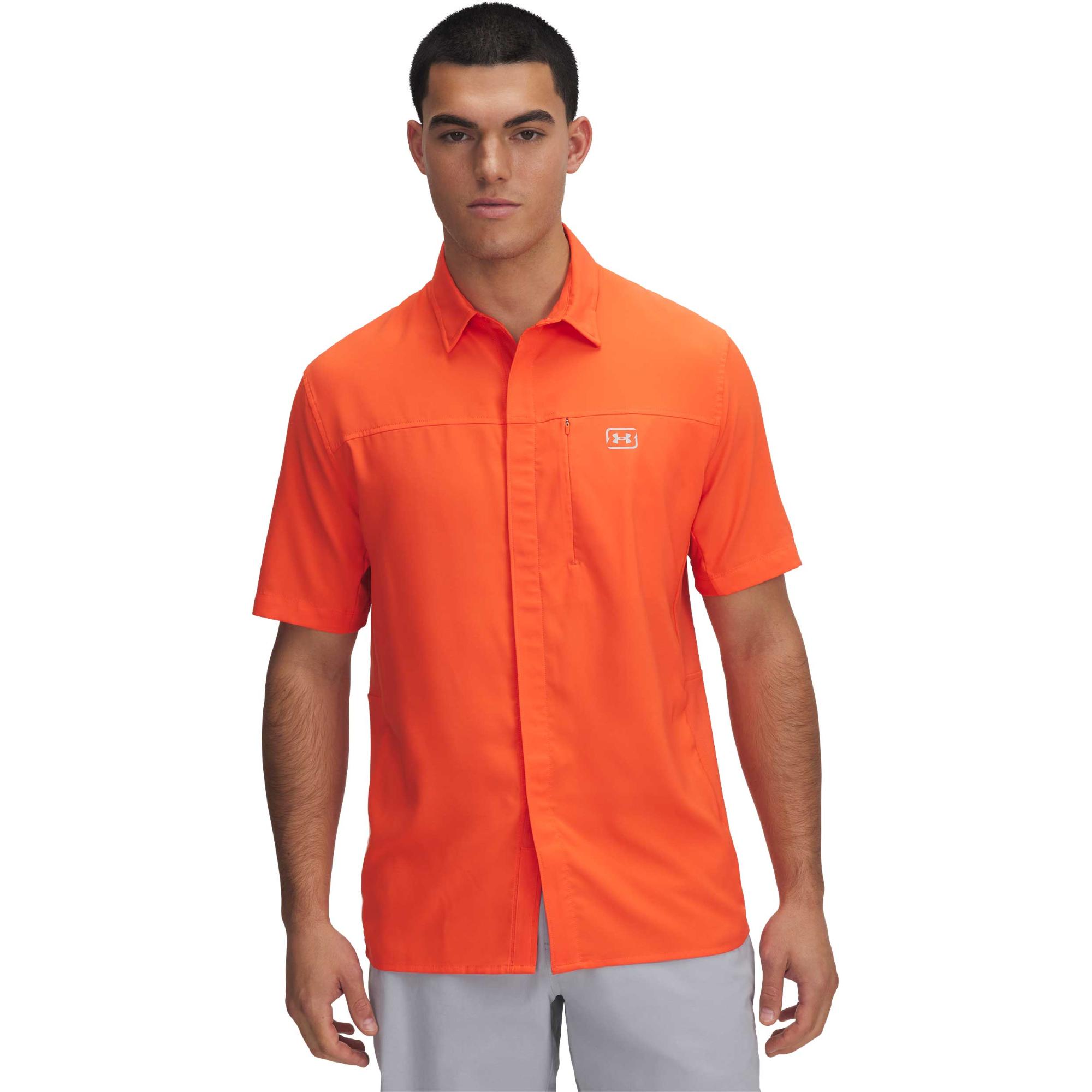 Мужская рубашка UA Fish Pro Hybrid Woven на пуговицах Under Armour, Fire/Halo Grey
Мужская рубашка UA Fish Pro Hybrid Woven на пуговицах Under Armour, Fire/Halo Grey