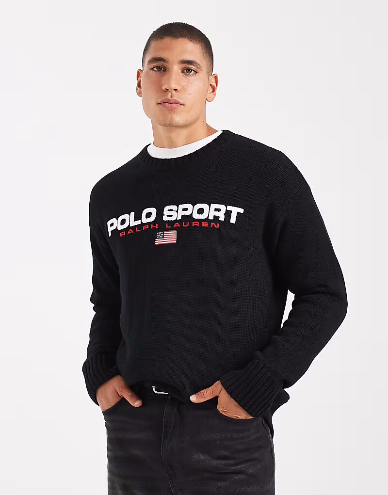 Спортивная толстовка с логотипом флага черного цвета Polo Ralph Lauren
Спортивная толстовка с логотипом флага черного цвета Polo Ralph Lauren