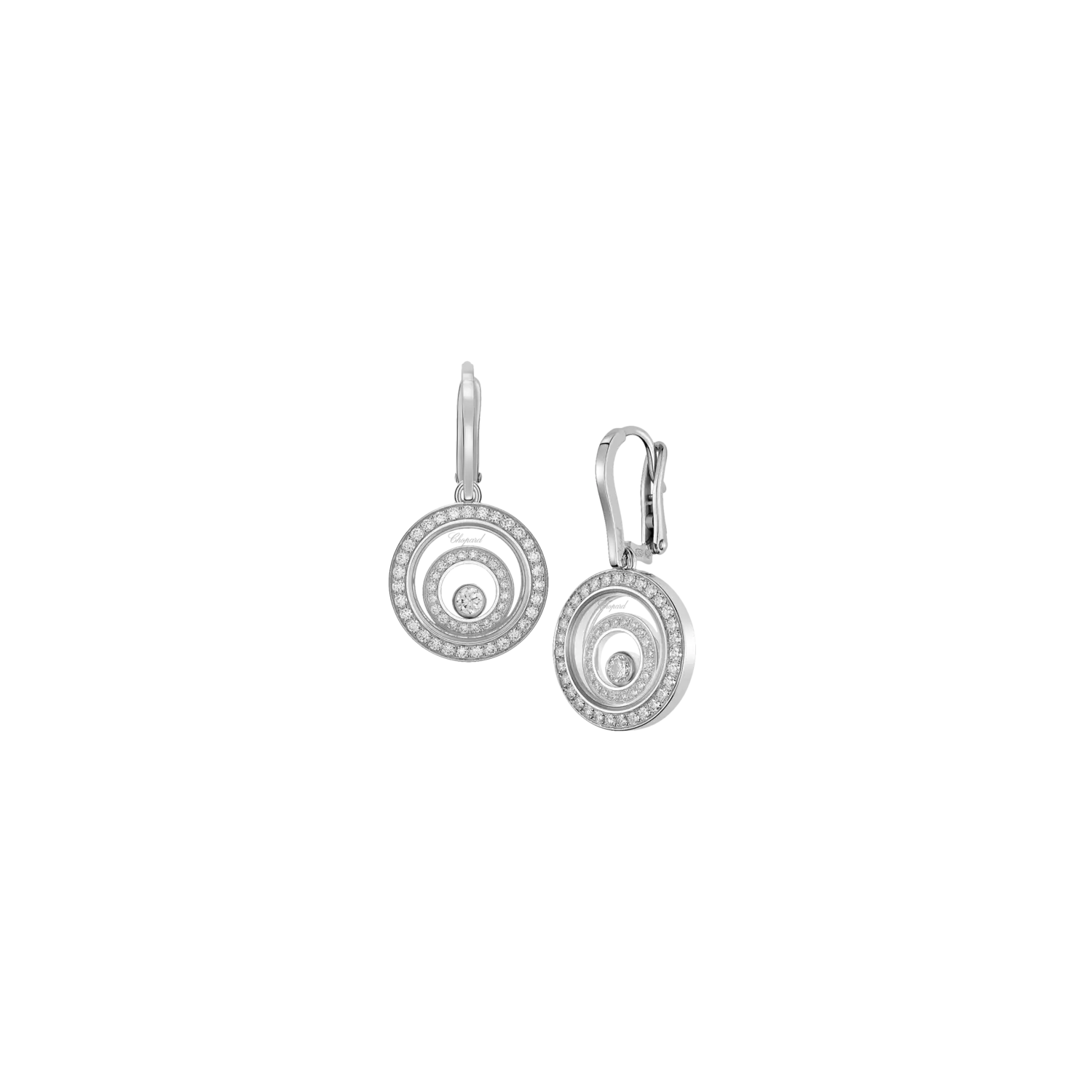 Серьги Chopard Happy spirit из белого золота с бриллиантами
Серьги Chopard Happy spirit из белого золота с бриллиантами