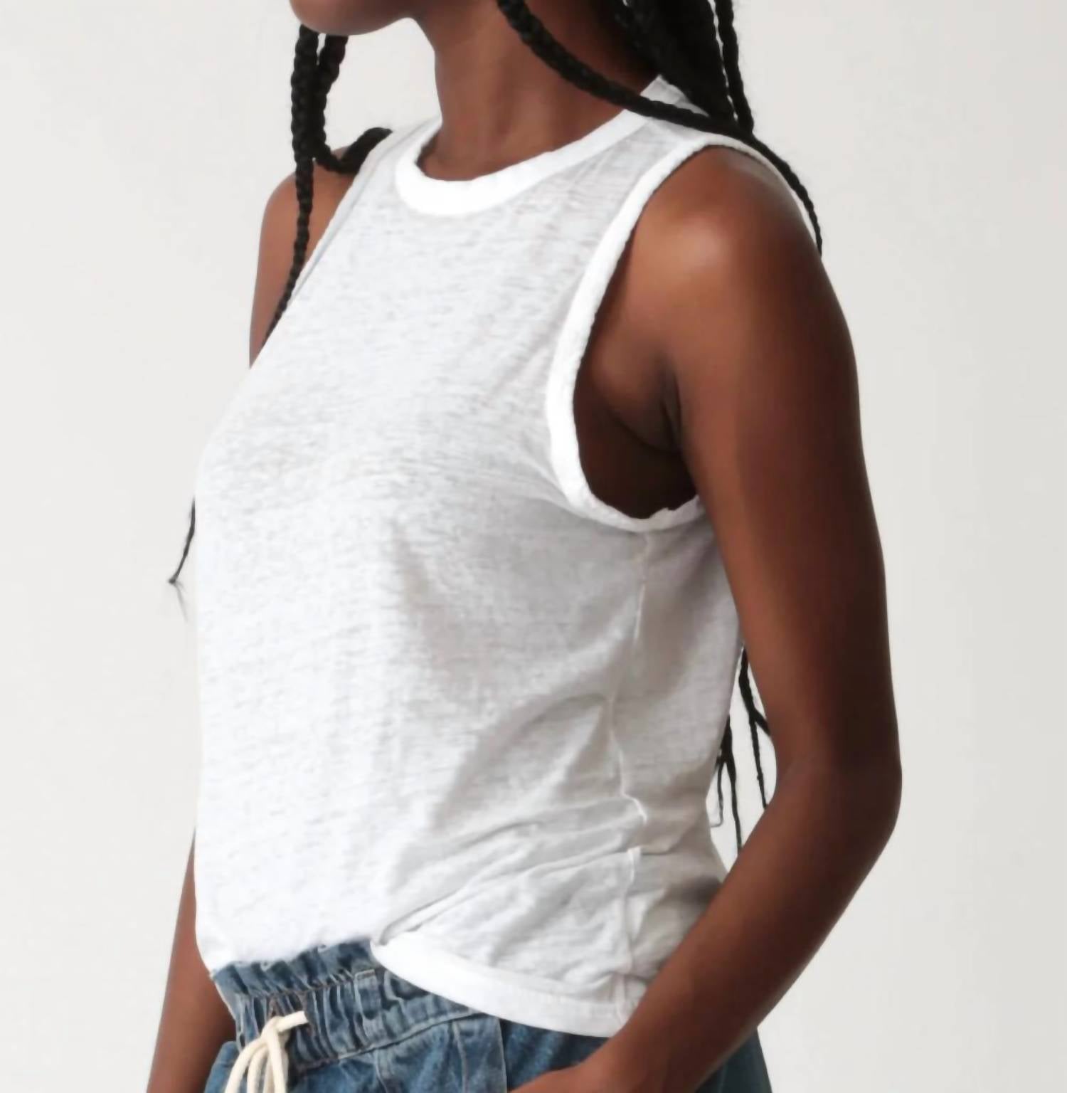 Майка женская Electric & Rose, белый 
Майка женская Electric & Rose, белый