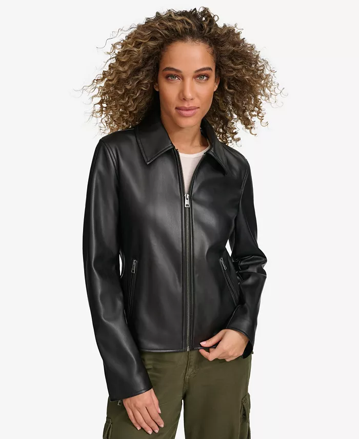 Женская куртка с отложным воротником из искусственной кожи Levi's, черный
Женская куртка с отложным воротником из искусственной кожи Levi's, черный