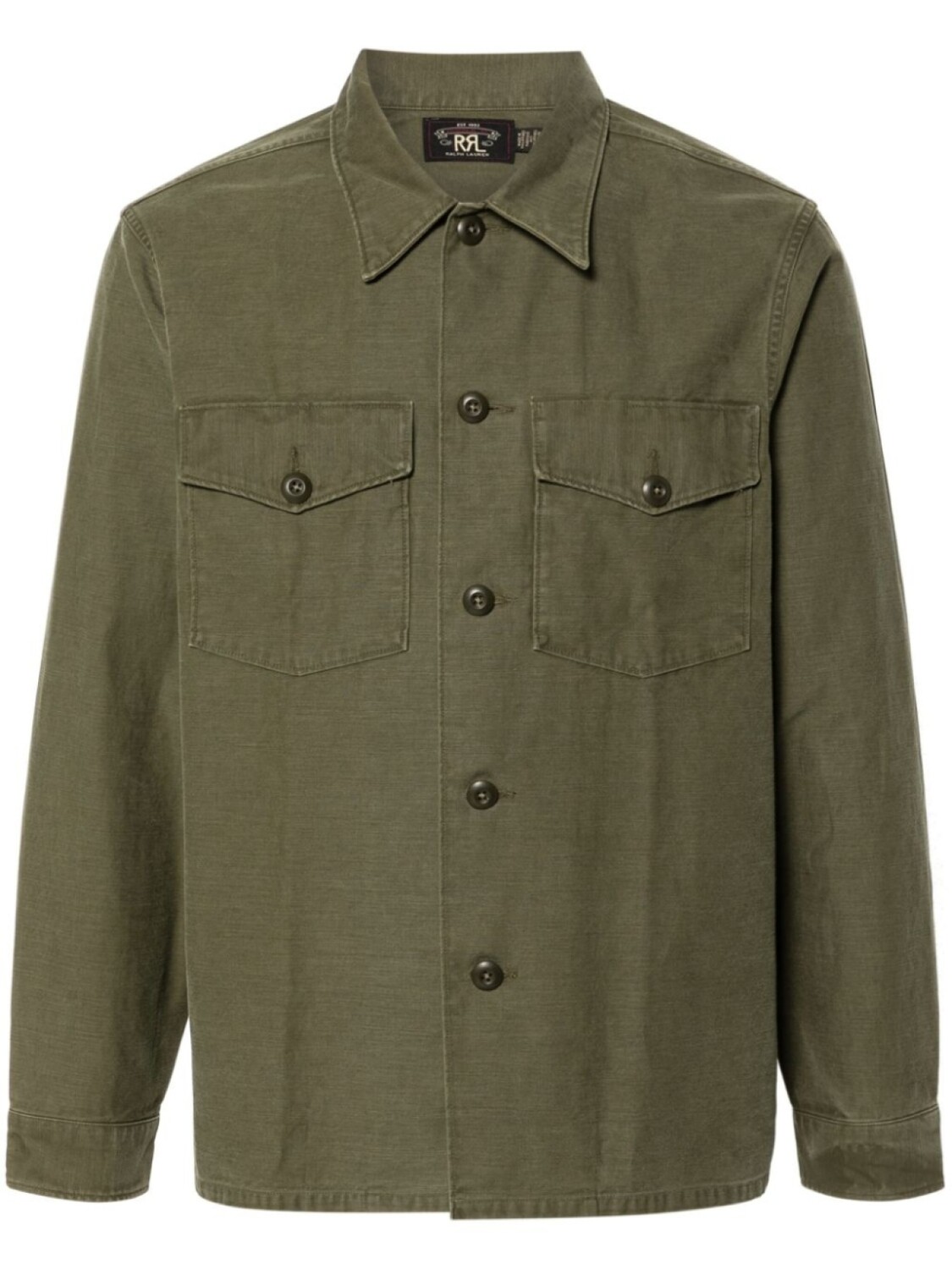 Ralph Lauren RRL фактурная рубашка, зеленый 
Ralph Lauren RRL фактурная рубашка, зеленый