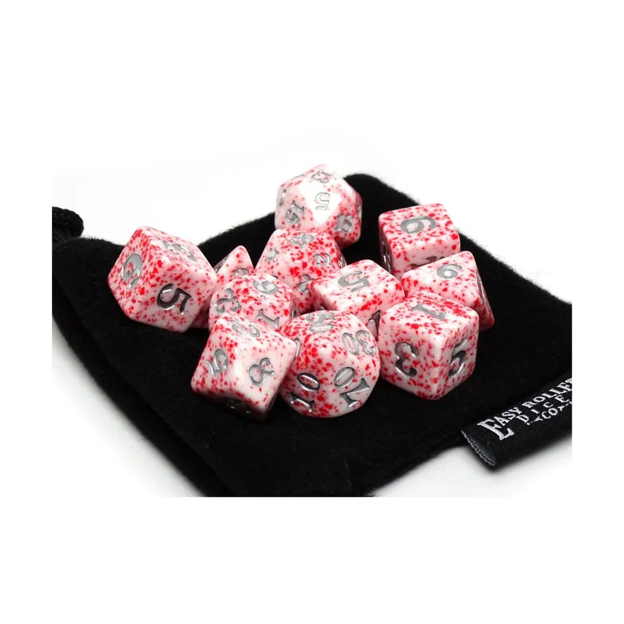 Спрей красного цвета с серебром (11), Dice - 7 and 11 Piece Poly Sets - Color Spray
Спрей красного цвета с серебром (11), Dice - 7 and 11 Piece Poly Sets - Color Spray