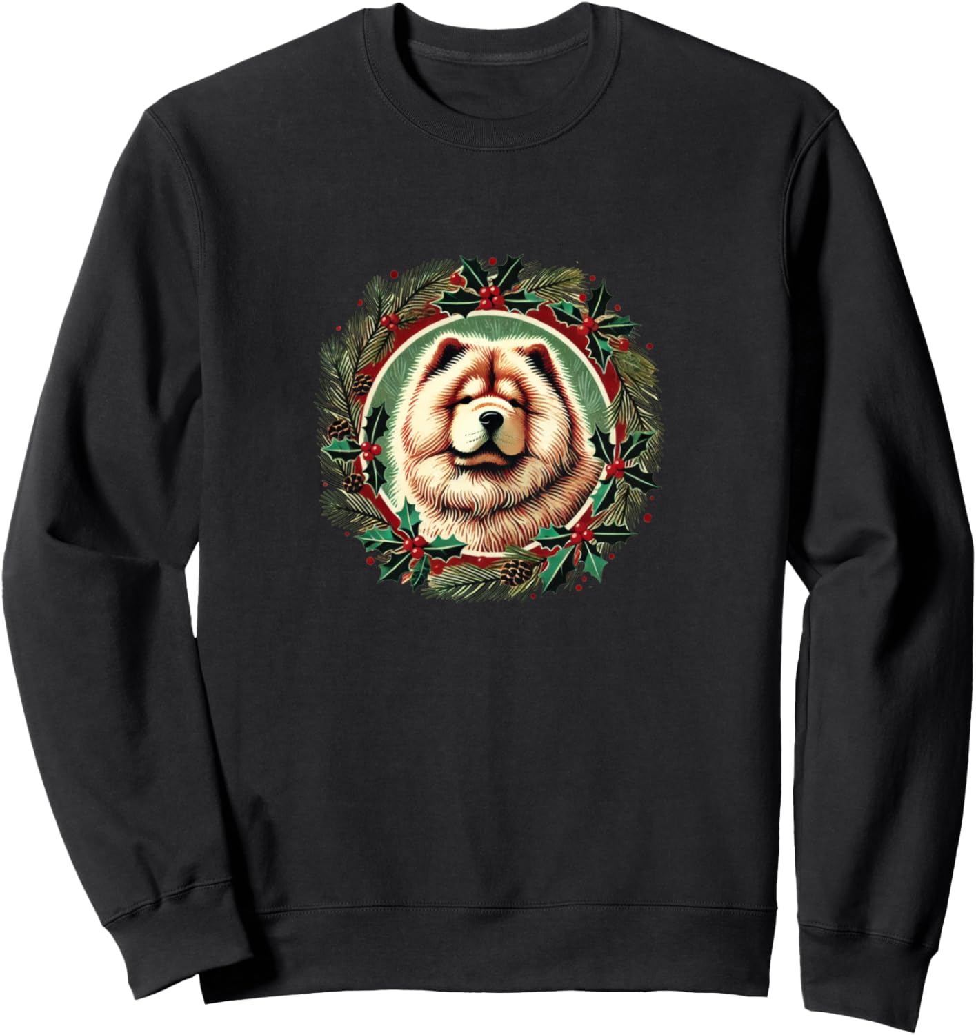 Толстовка с рождественским рисунком чау-чау Vintage Chows Arts Snugg, черный
Толстовка с рождественским рисунком чау-чау Vintage Chows Arts Snugg, черный