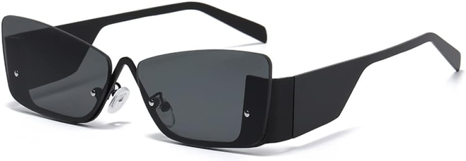 Солнцезащитные очки без оправы, прямоугольной формы, для женщин и мужчин, маленькие солнцезащитные очки для женщин и мужчин в стиле панк, защита от ультрафиолета UV400 LANGSER, Black Black
Солнцезащитные очки без оправы, прямоугольной формы, для женщин и мужчин, маленькие солнцезащитные очки для женщин и мужчин в стиле панк, защита от ультрафиолета UV400 LANGSER, Black Black