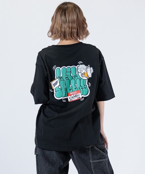 Футболка оверсайз с принтом JOHN'S CLOSET, черная
Футболка оверсайз с принтом JOHN'S CLOSET, черная