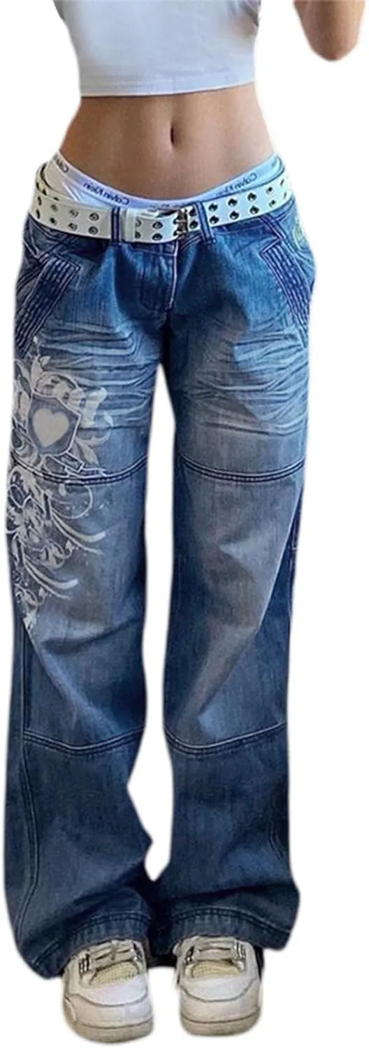 NUFIWI Женские готические карго штаны Loose Low Waist
NUFIWI Женские готические карго штаны Loose Low Waist