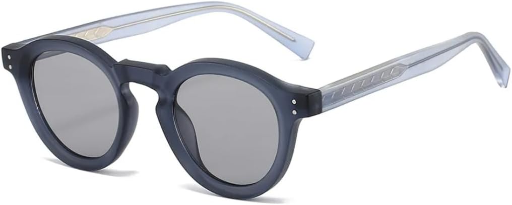 Классические винтажные круглые солнцезащитные очки для мужчин, женщин и унисекс, с металлическим сердечником, защита от УФ-излучения UV400, для путешествий TVTBBVV, Blue Gray
Классические винтажные круглые солнцезащитные очки для мужчин, женщин и унисекс, с металлическим сердечником, защита от УФ-излучения UV400, для путешествий TVTBBVV, Blue Gray