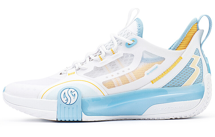 Баскетбольные кроссовки Zen 3 мужские с низким верхом белые/желтые 361°