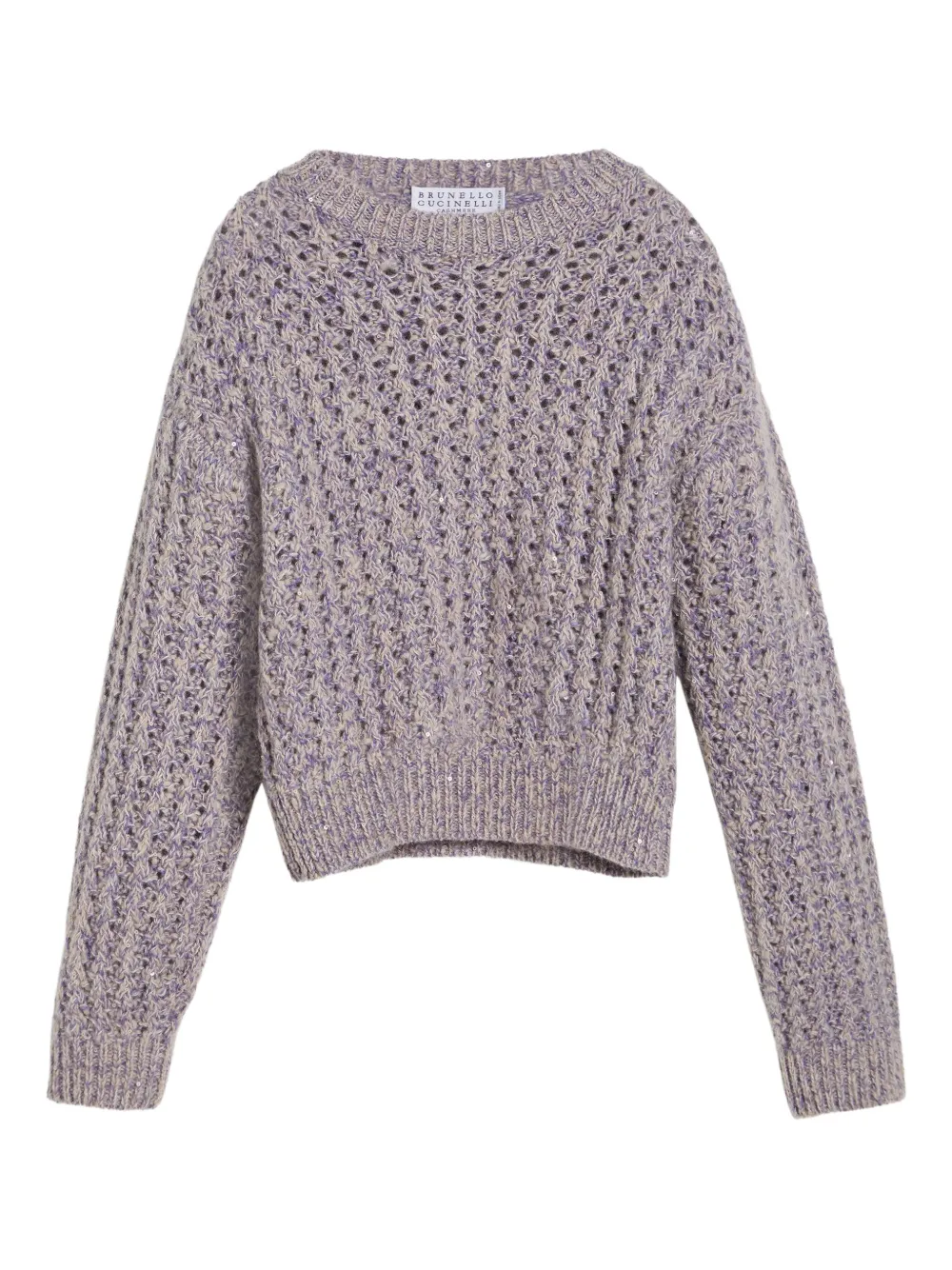 Вязаный свитер Brunello Cucinelli Kids, фиолетовый
Вязаный свитер Brunello Cucinelli Kids, фиолетовый