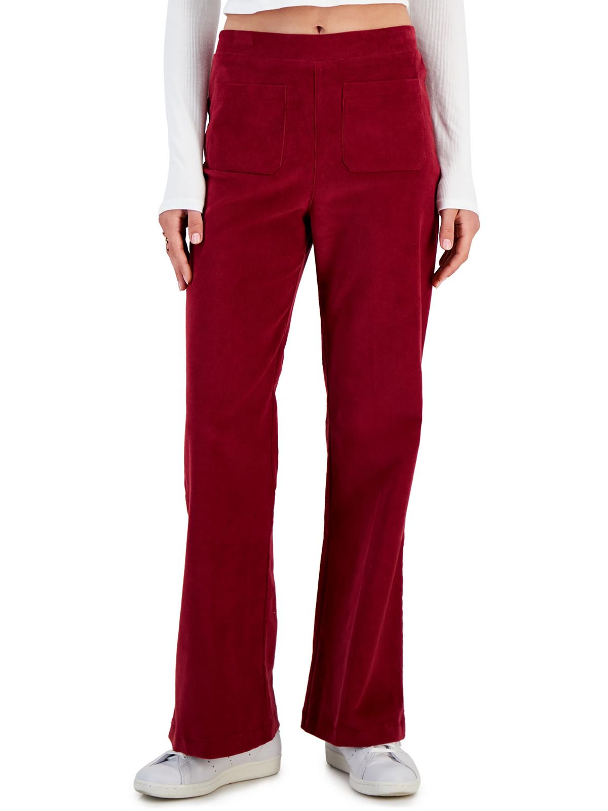 Женские брюки с высокой посадкой и широкими штанинами в рубчик для юниоров Self E, цвет tibetan red
Женские брюки с высокой посадкой и широкими штанинами в рубчик для юниоров Self E, цвет tibetan red