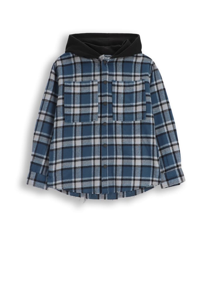 Синяя хлопковая рубашка с длинными рукавами Coccodrillo
Синяя хлопковая рубашка с длинными рукавами Coccodrillo