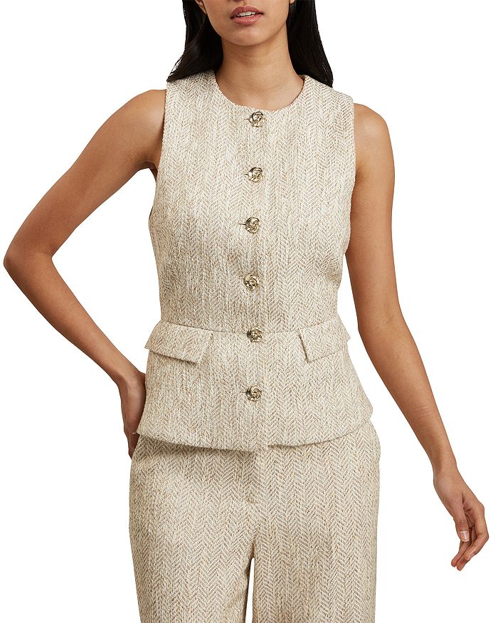 Вулпау Букле Жилет Ted Baker, слоновая кость/кремовый
Вулпау Букле Жилет Ted Baker, слоновая кость/кремовый