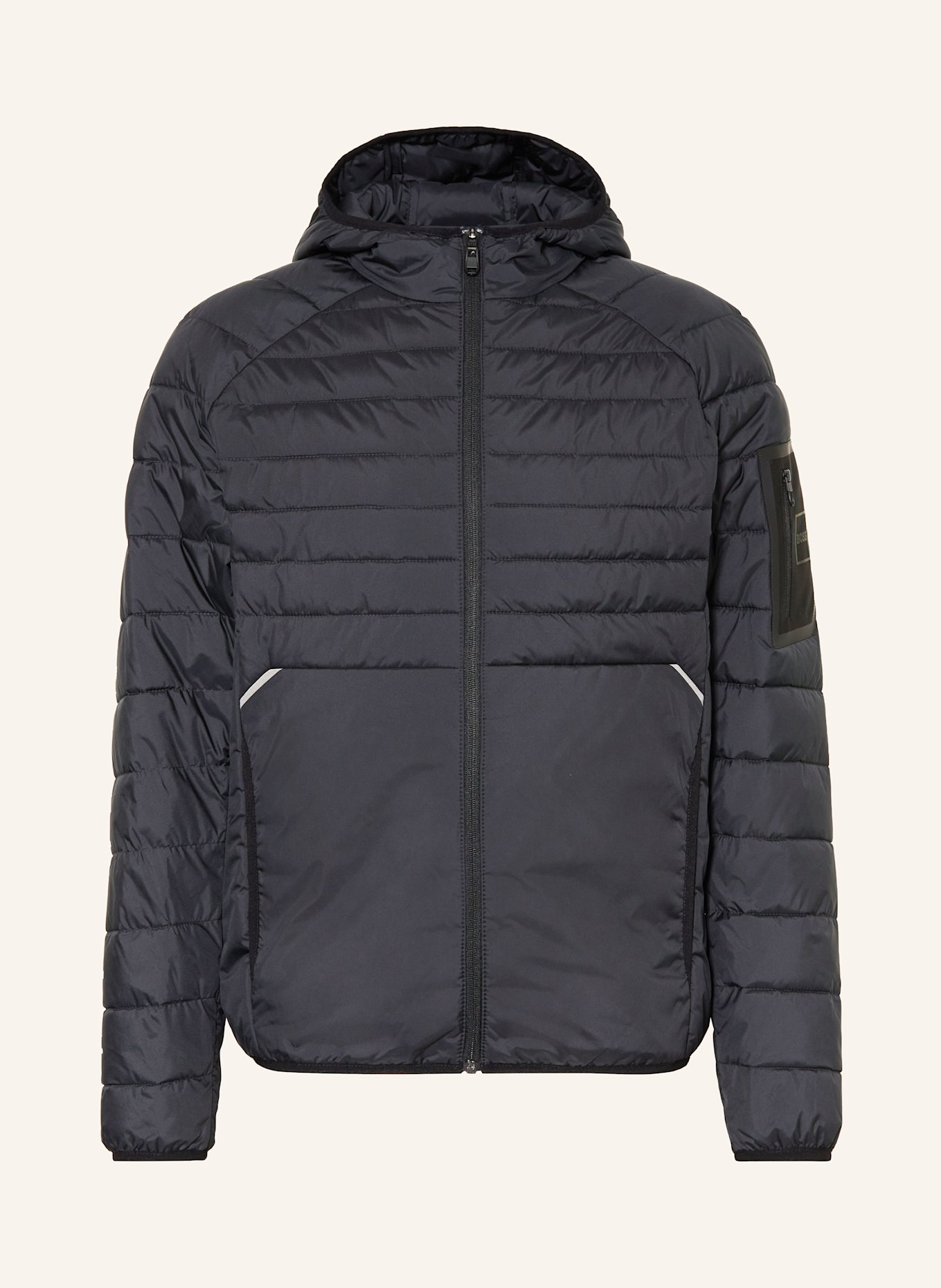 Стеганая куртка тор Boss, синий
Стеганая куртка тор Boss, синий