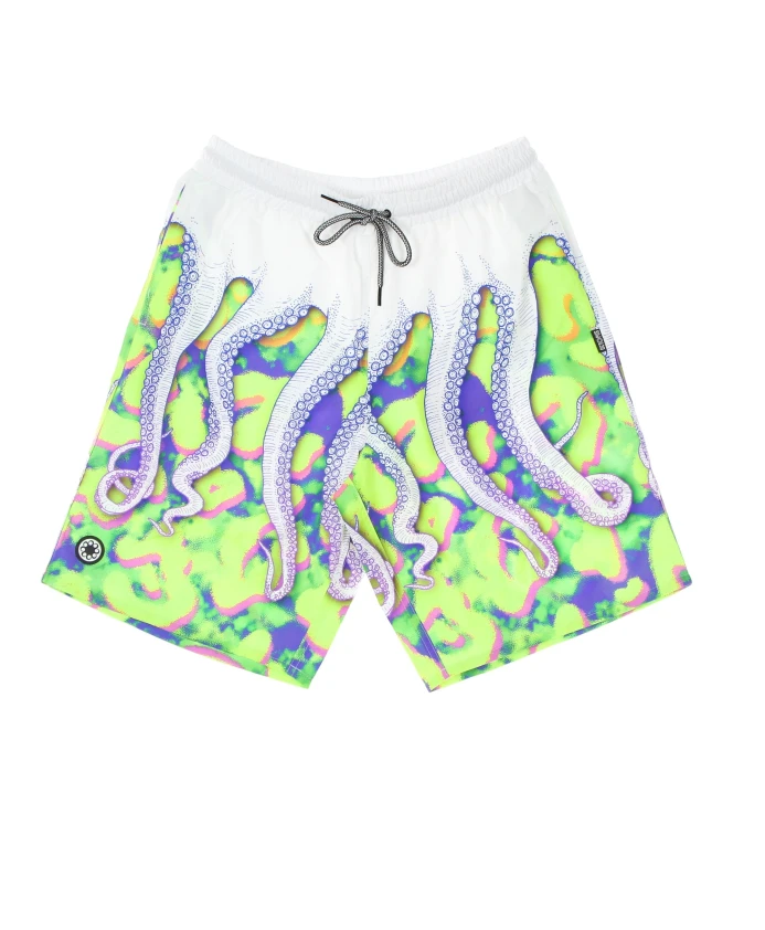 Бермудские шорты с эластичным поясом в виде осьминога Octopus, мультиколор
Бермудские шорты с эластичным поясом в виде осьминога Octopus, мультиколор