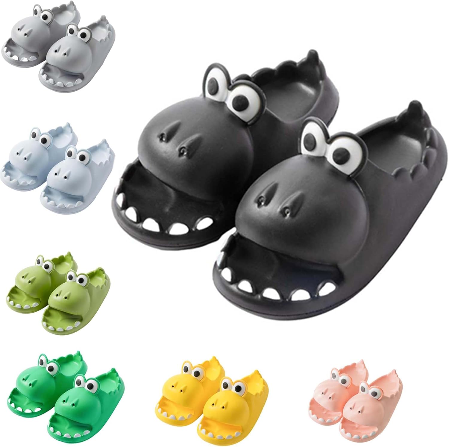 Сланцы с динозаврами для женщин, мужчин и детей, милые детские облачные тапочки с противоскользящей подошвой, с открытым носком, для пляжа, бассейна, спа и плавания летом (размер 6.5-7.5 (24 см), желтые) Znel
Сланцы с динозаврами для женщин, мужчин и детей, милые детские облачные тапочки с противоскользящей подошвой, с открытым носком, для пляжа, бассейна, спа и плавания летом (размер 6.5-7.5 (24 см), желтые) Znel