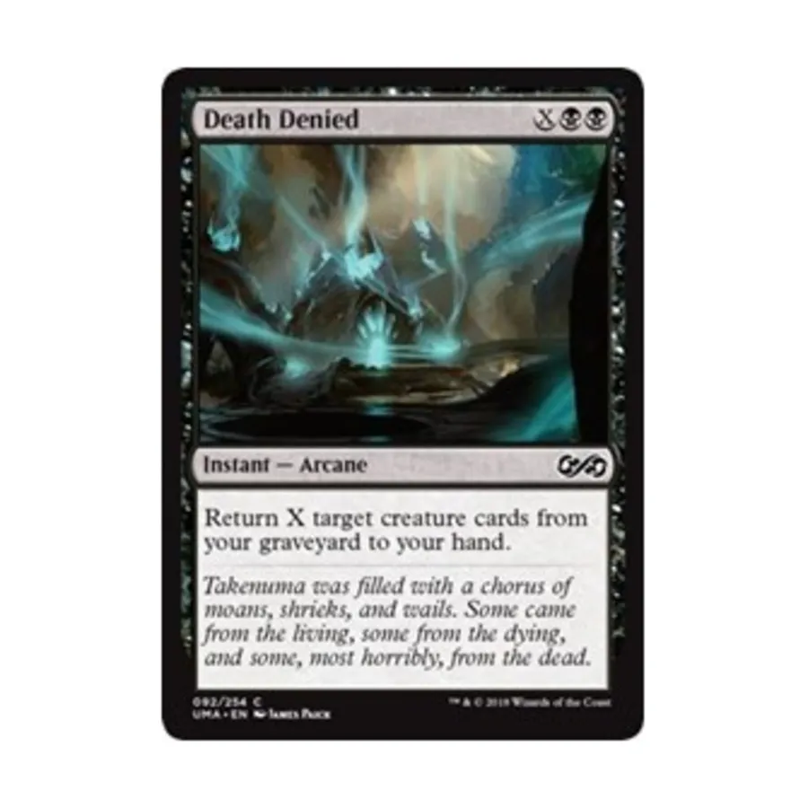 CCG Смерть отрицается (С), MTG - Ultimate Masters
CCG Смерть отрицается (С), MTG - Ultimate Masters