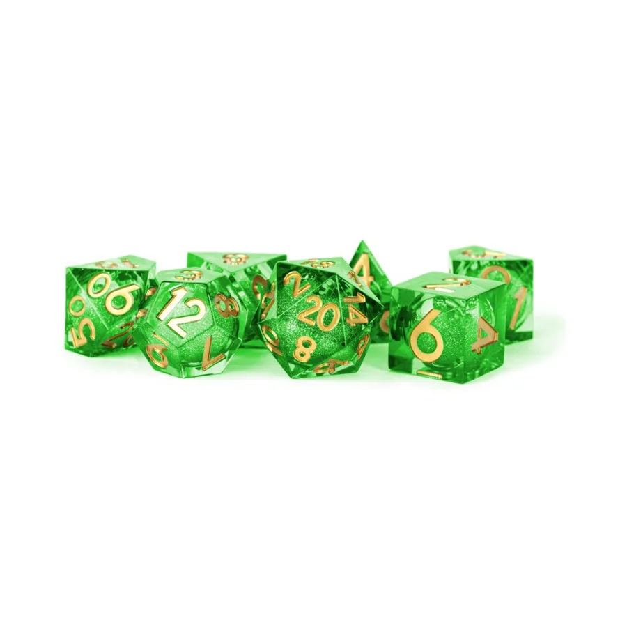 Набор кубиков Elixir Liquid Core — Эгида надежды с золотом (7), Elixir Liquid Core Dice
Набор кубиков Elixir Liquid Core — Эгида надежды с золотом (7), Elixir Liquid Core Dice
