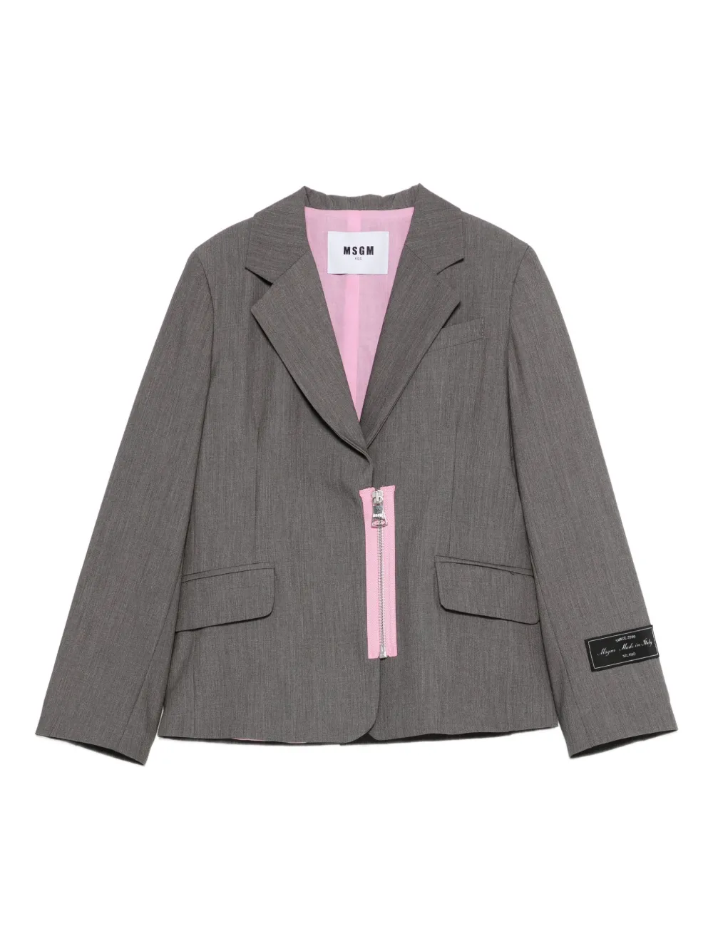 Куртка с застежкой-молнией MSGM Kids, серый
Куртка с застежкой-молнией MSGM Kids, серый