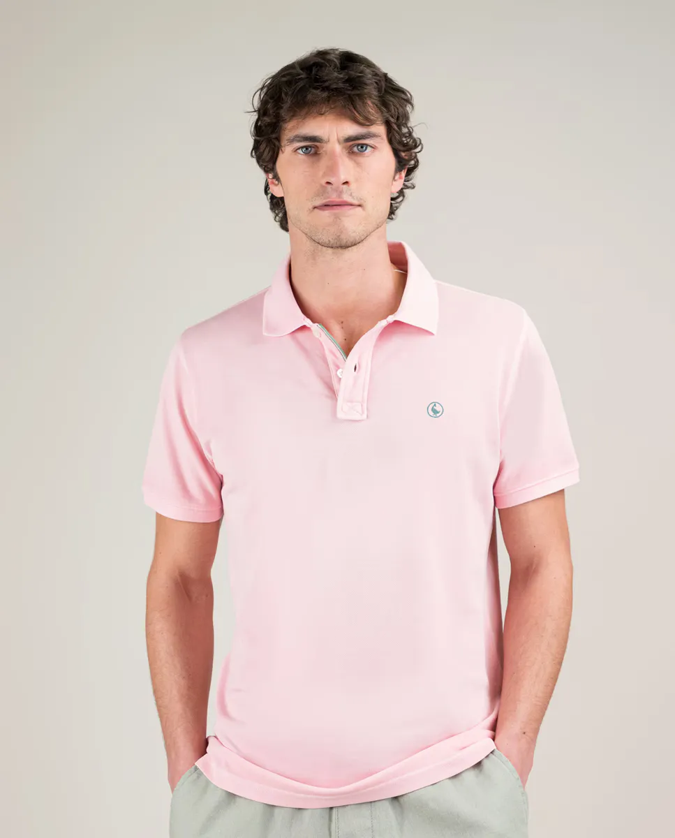 Мужская рубашка-поло с короткими рукавами из пике, окрашенная в готовом виде El Ganso, розовый
Мужская рубашка-поло с короткими рукавами из пике, окрашенная в готовом виде El Ganso, розовый