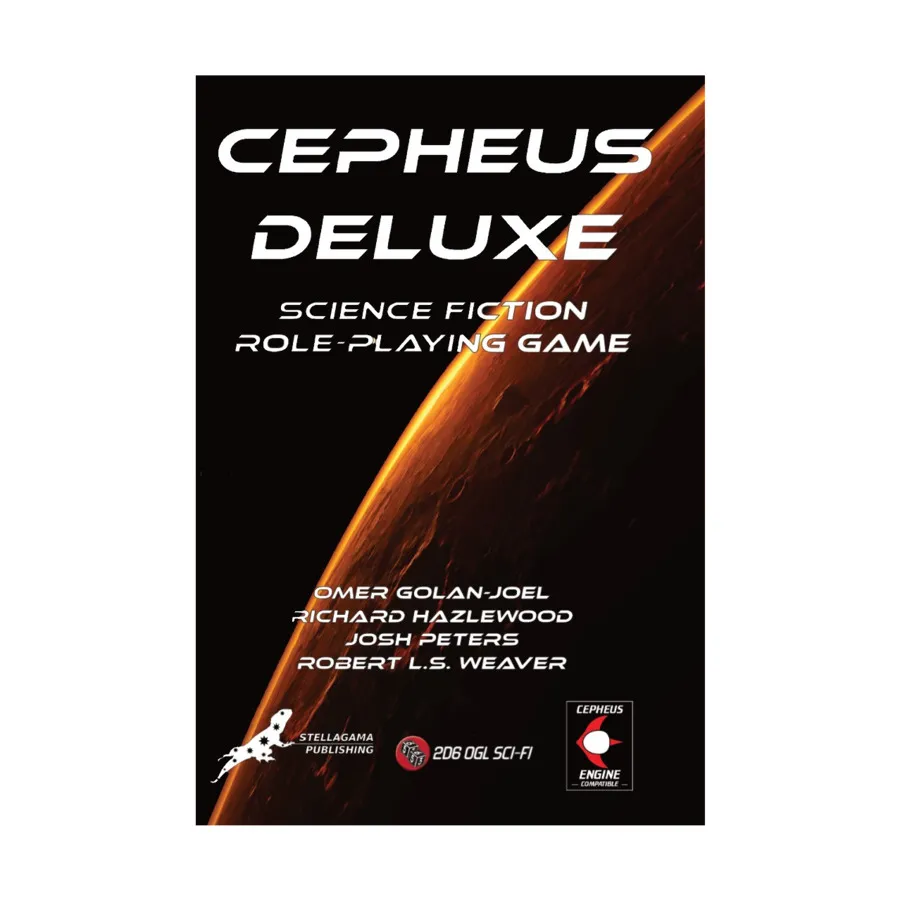 Cepheus Deluxe, Role Playing Games (Stellagama Publishing), мягкая обложка
Cepheus Deluxe, Role Playing Games (Stellagama Publishing), мягкая обложка