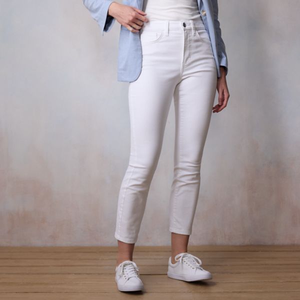 Женские зауженные джинсы с высокой посадкой и пятью карманами Lc Lauren Conrad, цвет stone white
Женские зауженные джинсы с высокой посадкой и пятью карманами Lc Lauren Conrad, цвет stone white