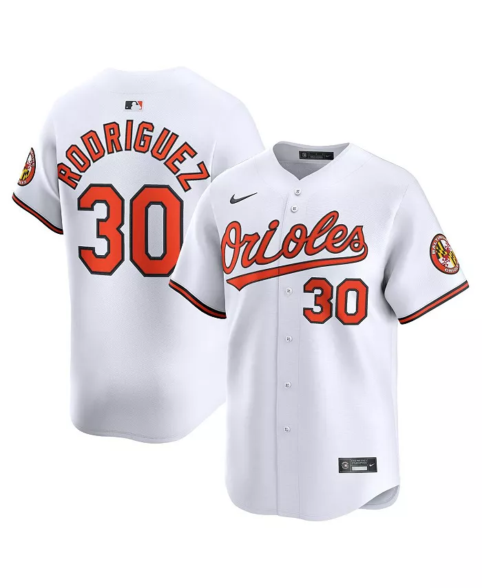 Мужская бейсбольная джерси Baltimore Orioles альтернативная лимитированная Grayson Rodriguez белая Nike
Мужская бейсбольная джерси Baltimore Orioles альтернативная лимитированная Grayson Rodriguez белая Nike