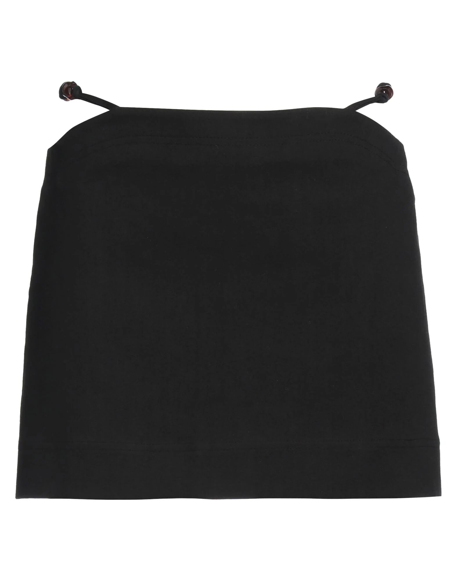 Юбка-мини Ganni, черный 
Юбка-мини Ganni, черный