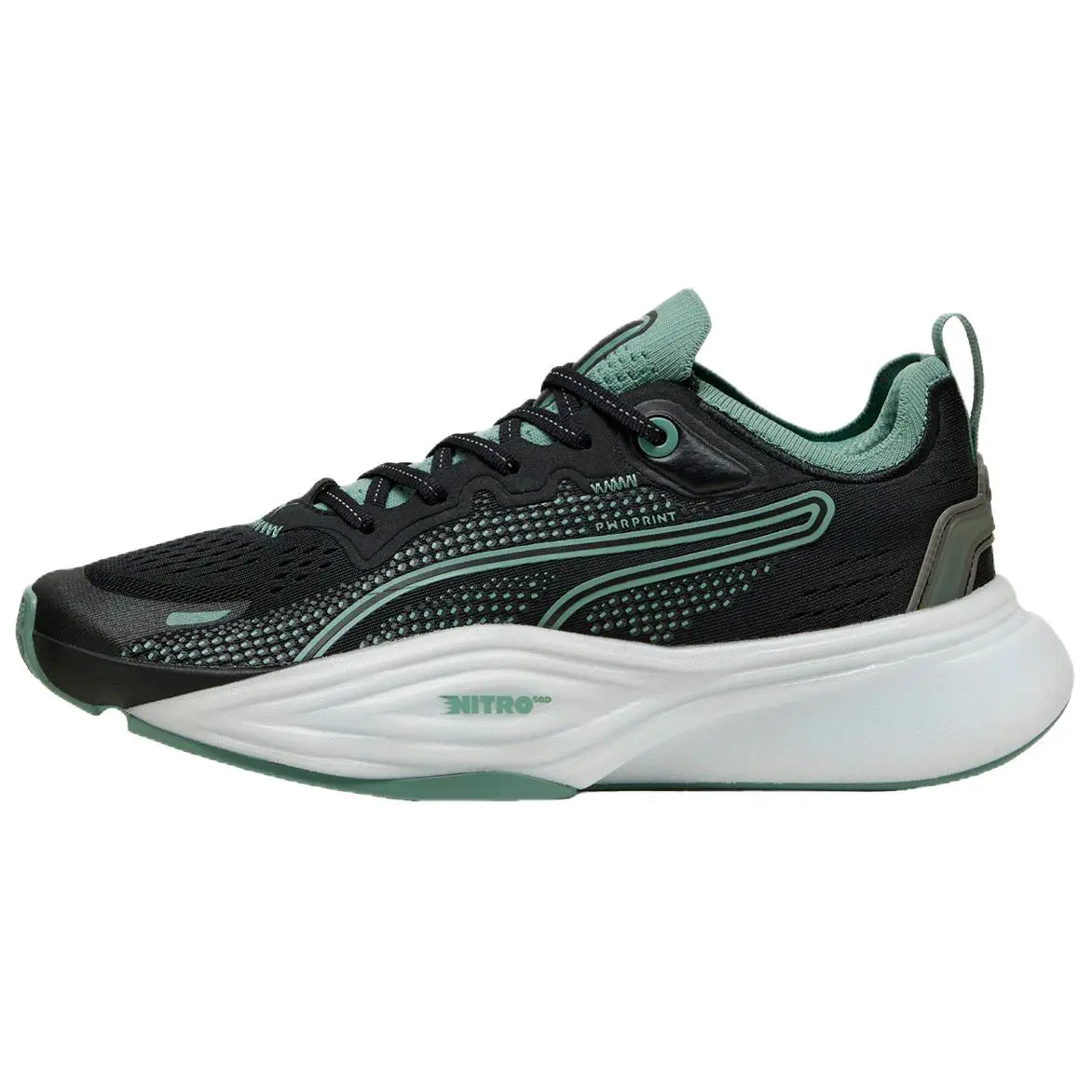 Pwr Nitro Low Top тренировочные кроссовки мужские PUMA, черный/зеленый
Pwr Nitro Low Top тренировочные кроссовки мужские PUMA, черный/зеленый