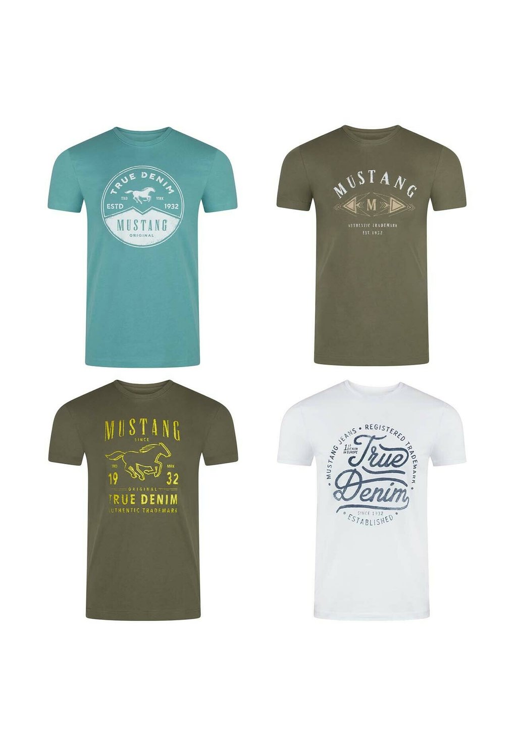 Футболка с принтом TEE 4 PACK Mustang, светло-голубой
Футболка с принтом TEE 4 PACK Mustang, светло-голубой