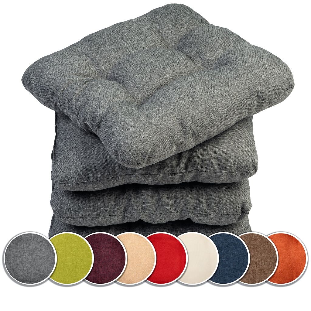 Набор Sunnypillow из 4 подушек для стульев 45 x 45 см. Удобная мягкая подушка толщиной 8 см для стульев/скамек в доме и саду. Подушка для сиденья. Подушка для сиденья. Садовая подушка. Много цветов на выбор: экрю. MC.Sammler, серый
Набор Sunnypillow из 4 подушек для стульев 45 x 45 см. Удобная мягкая подушка толщиной 8 см для стульев/скамек в доме и саду. Подушка для сиденья. Подушка для сиденья. Садовая подушка. Много цветов на выбор: экрю. MC.Sammler, серый