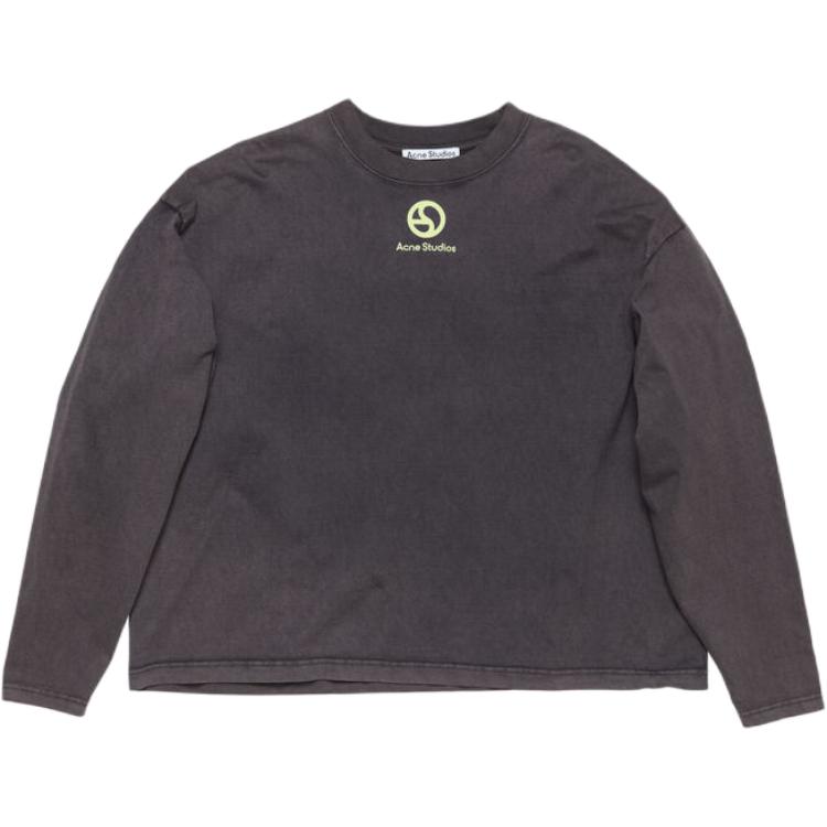 Футболка с длинным рукавом с принтом логотипа Acne Studios, черный
Футболка с длинным рукавом с принтом логотипа Acne Studios, черный