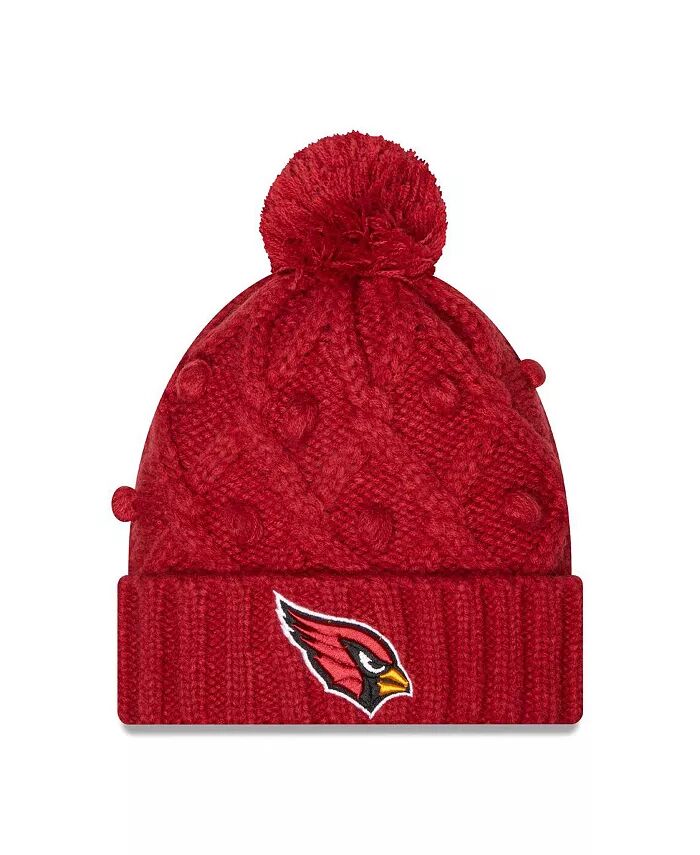 Женская вязаная шапка Cardinal Arizona Cardinals Toasty Cuffed Knit с помпоном New Era
Женская вязаная шапка Cardinal Arizona Cardinals Toasty Cuffed Knit с помпоном New Era
