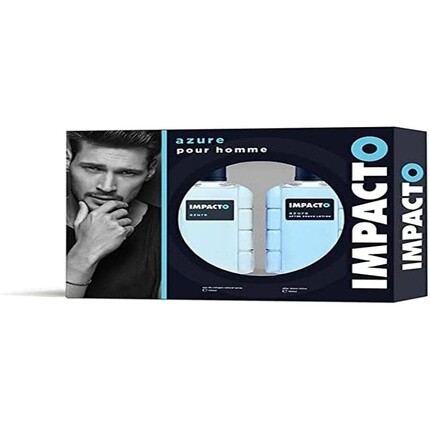 IMPACTO Azure Туалетная вода для мужчин 100 мл + Подарочный набор после бритья 100 мл De Ruy
IMPACTO Azure Туалетная вода для мужчин 100 мл + Подарочный набор после бритья 100 мл De Ruy