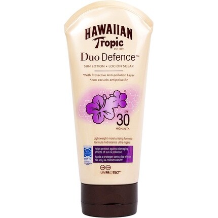 Солнцезащитный лосьон Duo Defense Spf30 180 мл, Hawaiian Tropic
Солнцезащитный лосьон Duo Defense Spf30 180 мл, Hawaiian Tropic
