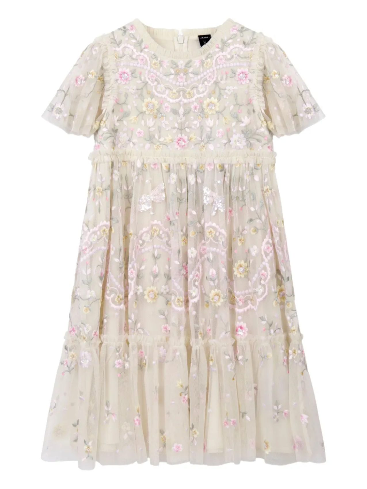 ИГОЛКА И НИТКА ДЛЯ ДЕТИ Тюль Стрекоза платье NEEDLE & THREAD KIDS, нейтральный