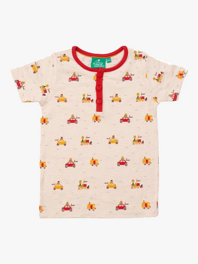 Футболка baby off on a journey Little Green Radicals, кремовый 
Футболка baby off on a journey Little Green Radicals, кремовый