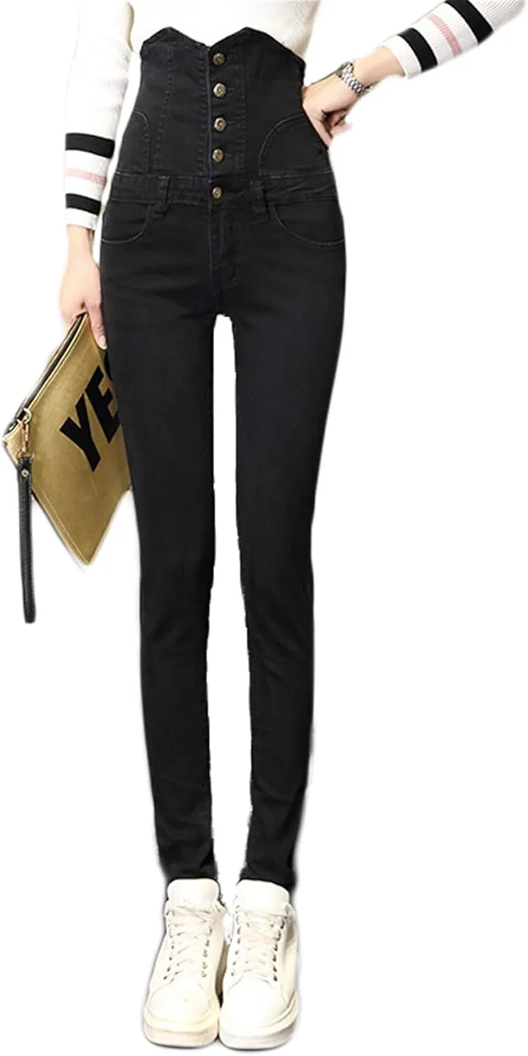 Andongnywell женские джинсы с высокой посадкой, скинни, ультра-фит
Andongnywell женские джинсы с высокой посадкой, скинни, ультра-фит