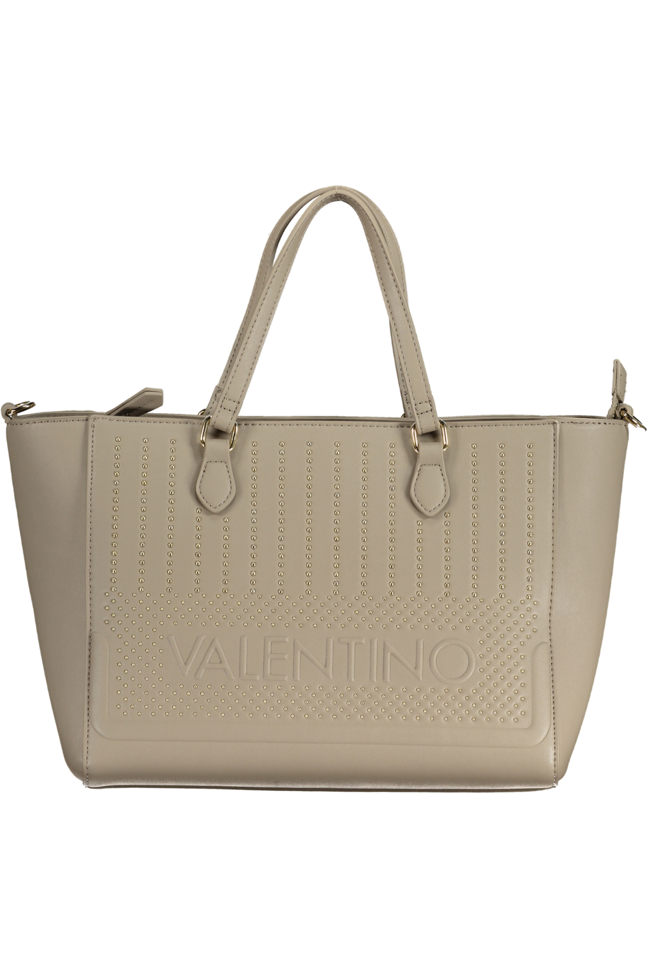 Женская сумка Valentino Bags с ручками с тисненым логотипом и заклепками, бежевый
Женская сумка Valentino Bags с ручками с тисненым логотипом и заклепками, бежевый