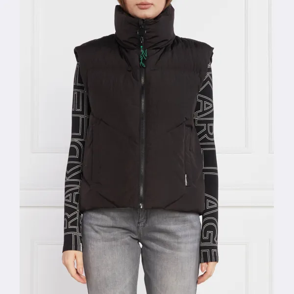 Пуховик без рукавов стандартного кроя Karl Lagerfeld, черный
Пуховик без рукавов стандартного кроя Karl Lagerfeld, черный